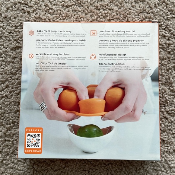 NWT Quark Chill Silicone Freezer Tray with Lid - Picture 2 of 3